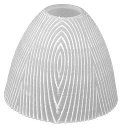 Полилейно стъкло 1142-B1-FS-WH, ø140, h=120, Е27