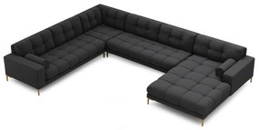 Тъмносив ъглов диван (ляв ъгъл) Bali – Cosmopolitan Design