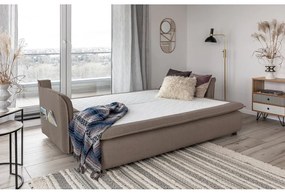 Кафяв разтегателен диван Charming Charlie - Miuform