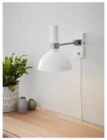 Бяла стенна лампа Larry - Markslöjd