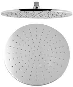 Месингова душ глава в лъскаво сребристо ø 30 cm – Sapho