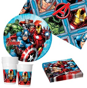 Комплект Празнични Артикули The Avengers 37 Части