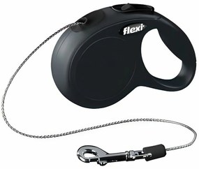 Кучешка Каишка Flexi New Classic 8 m Черен Размер М