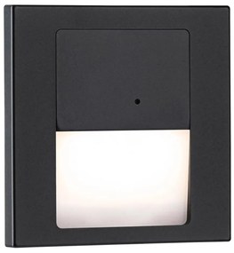 Paulmann 80004 - LED 1W стълбищно осветление с TSARO сензор 230V черно