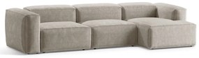 Бежов ъглов диван от рипсено кадифе (десен ъгъл) Bergano – Cosmopolitan Design