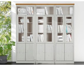 Бяла витрина от масивен бор 518x223 cm Anita – Støraa