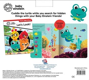 Книжка &quot;Виж и намери&quot; и плюшена костенурка - Baby Einstein