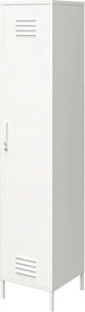 Бяло метално шкафче 38x185x40 cm Mission District – Støraa