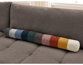 Кафяво-сив сгъваем/с място за съхранение ъглов диван (ляв ъгъл/L форма) Fuji – Bobochic Paris