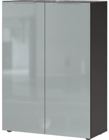 Сив шкаф за обувки Genova - Germania