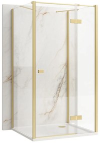 Душ кабина Rea Atlas 120x80 Brush Gold