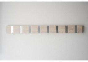 Стенна закачалка от масивен дъб естествена Confetti – Rowico