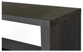 Черна етажерка за книги 90x173 cm Pimlico - Woodman