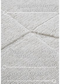 Кремава ръчно изработена вълнена пътека 80x250 cm Ursule – Villeroy&amp;Boch