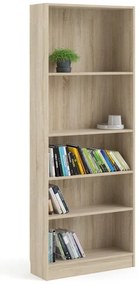 Етажерка за книги в дъб 79x203 cm Basic - Tvilum