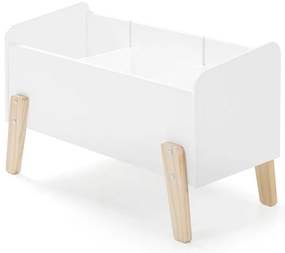 Бяла детска кутия за съхранение 80x39x48 cm Kiddy – Vipack