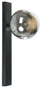 Zuma Line 1218 - Стенно осветително тяло SERENITY 1xG9/8W/230V черно/опушено черно