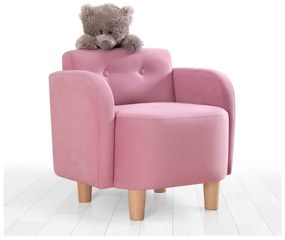 Розово детско кресло Volie – Artie
