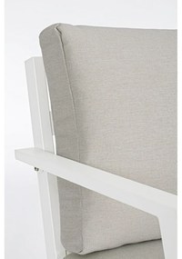 Бял алуминиев градински комплект от за отдих за 4 Harley – Bizzotto