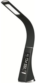 Димируема настолна LED лампа с дисплей LED/10W/5V черна
