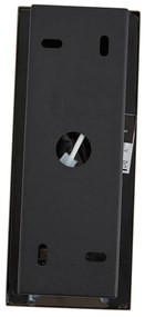 Модерна стенна лампа черна вкл. LED - Plaza