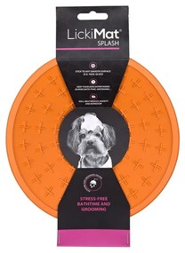Подложка за облизване за баня Splash Orange - LickiMat
