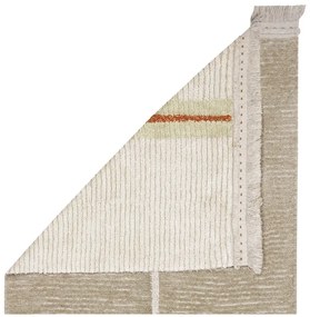 Бежов памучен килим 140x200 cm Duetto Sage – Lorena Canals