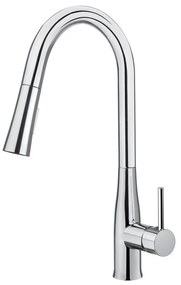 Deante BDH_072M - Кран за мивка с издърпваща се пръскачка LUKRECJA лъскав хром