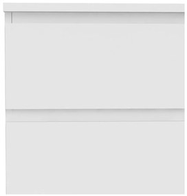 Бял нисък скрин 77x84 cm Nova – Tvilum