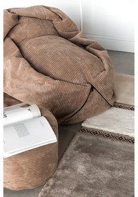 Детски пуф от рипсено кадифе в цвят горчица Cocoon 120 – SLOWDOWN