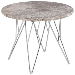 Мраморна кръгла странична масичка ø 55 cm Prunus – Actona