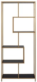 Черен рафт 77x185 cm Seaford - Actona