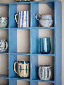 Син на няколко нива стенен рафт от рециклирано дърво 70 cm Bekka – Bloomingville