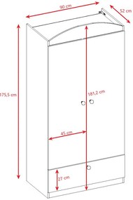 Гардероб Babydreams Cartoon-Roz-Digger