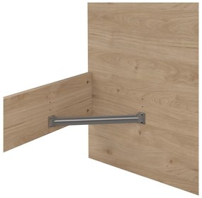 Двойно легло от декор от дъб в естествен цвят 160x200 cm Naia – Tvilum