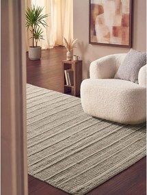 Кремав ръчно изработен вълнен килим 120x170 cm Camden Parker – Ted Baker