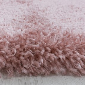 Розов кръгъл килим ø 160 cm Fluffy – Ayyildiz Carpets