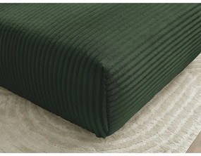 Тъмнозелена табуретка от рипсено кадифе Lucien – Bobochic Paris