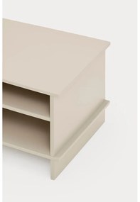 Кремаво нощно шкафче с рафтове Inari – Teulat