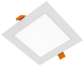 APLED - LED Лампа за вграждане в баня SQUARE LED/12W/230V IP40 17x17 см бял