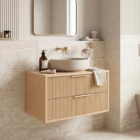 Шкаф за мивка Rea Mono 80cm Beige