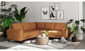 Оранжев ъглов диван (променлива) Fynn - Ghado