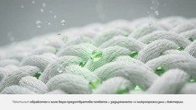 Топ матрак Zymmo, Rona, 114x190x6, Среден към мек, Мемори пяна