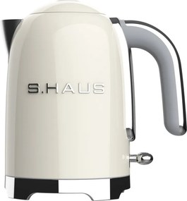 Електрическа кана за вода Swiss Haus SH-SWK2027, 2000W, 1.7 л, 360° основа, Филтър, Скрит нагревател, Двойни стени, Кремав