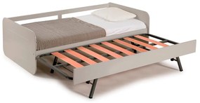 Сиво детско легло с разтегателно легло , 90 x 190 cm Redona - Marckeric