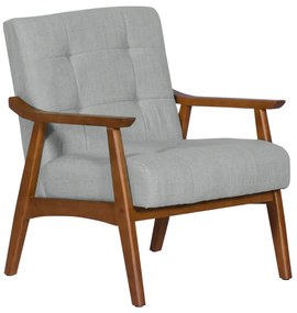 Кресло LEO - орех - сив