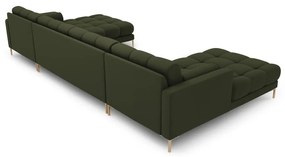 Зелен ъглов диван ("U" форма) Bali – Cosmopolitan Design
