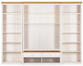 Бял TV комплект от от масивен бор 288x223 cm Anita – Støraa