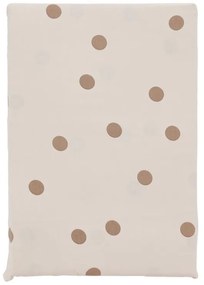 Кафяво единично спално бельо от памучен сатен 140x200 cm Solaris – Södahl