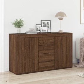 Sonata H Шкафче Кафяво дъбово Инженерна дървесина 120 x 36 x 69 см Шкафче